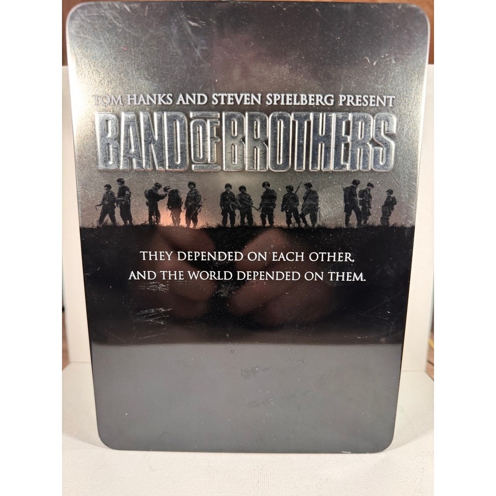 Band of Brothers DVD Complete Series Metal Tin Box Set 6‎ Disc HBO Spielberg